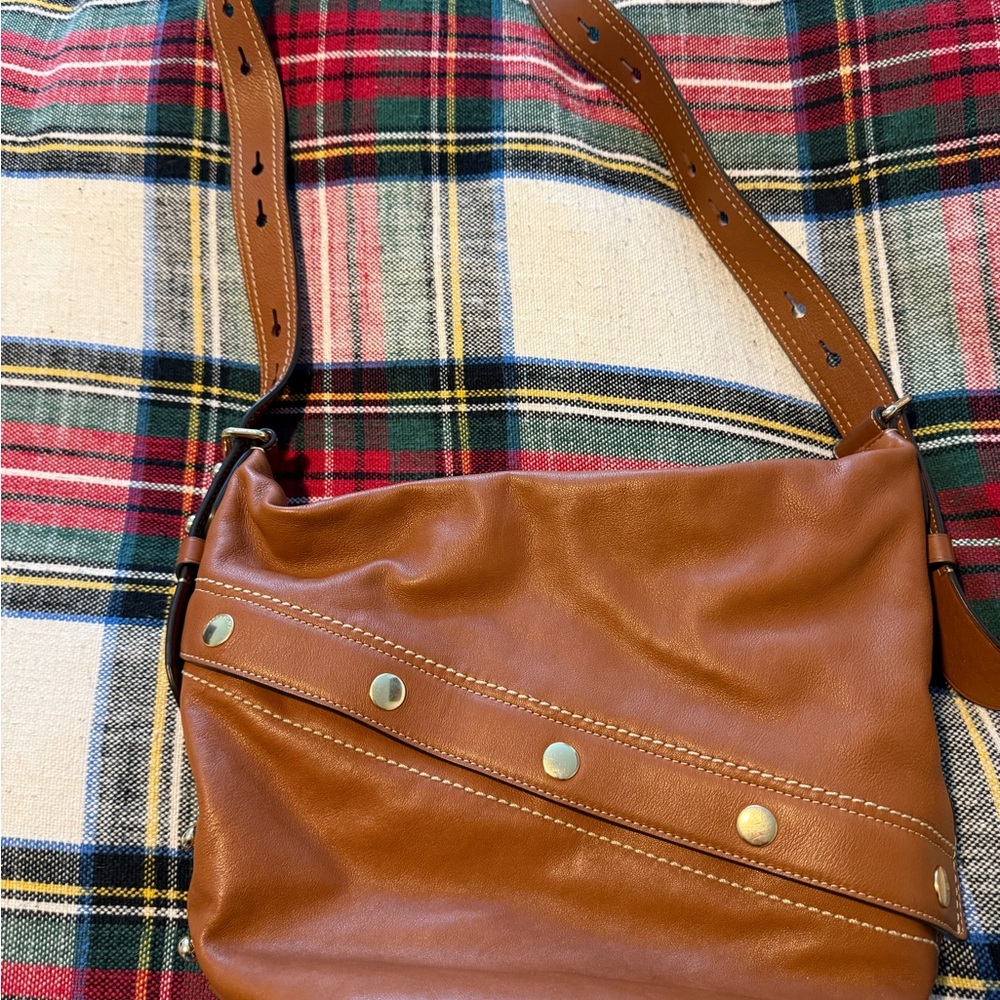 Brown Leather Shoulder Bag